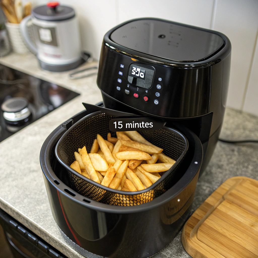 Airfryer pommes frites tid